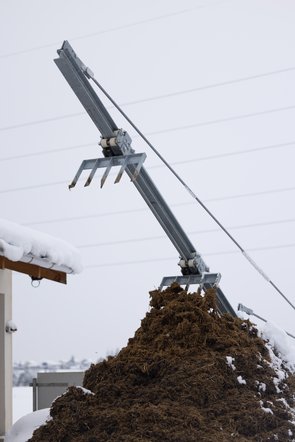 évacuation du fumier